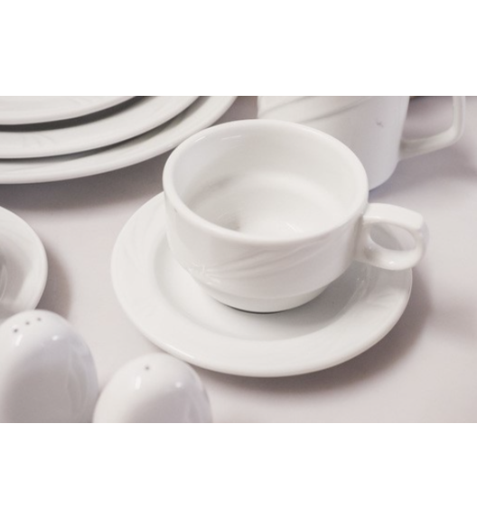 WYPRZEDAŻ! LUBIANA ARCADIA Filiżanka 220 ml bez spodka | porcelana luz