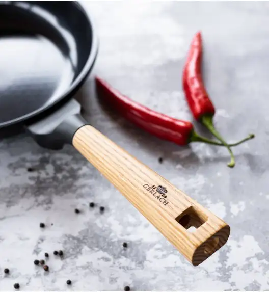 GERLACH NATUR EVO Komplet patelni z powłoką ceramiczną ILAG® Non-Stick / 20, 24, 28 cm + Wok 28 cm