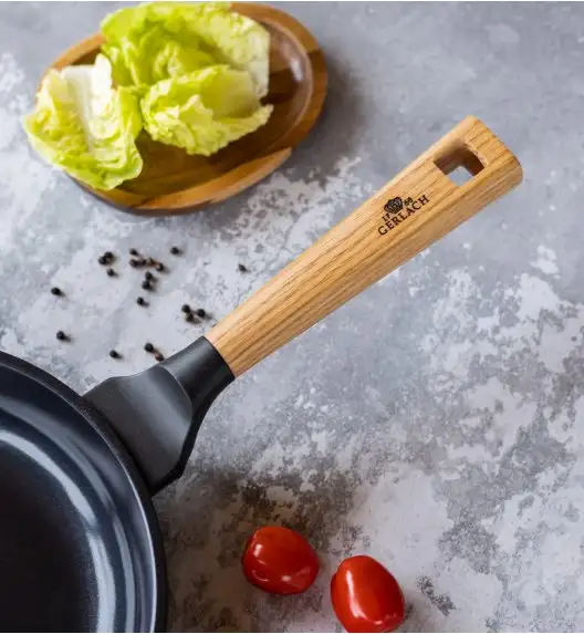GERLACH NATUR EVO Komplet patelni z powłoką ceramiczną ILAG® Non-Stick / 20, 24, 28 cm + Wok 28 cm