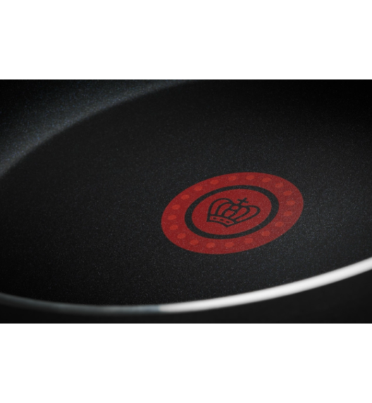 GERLACH CONTRAST THERMOCOAT Patelnia 28 cm | wskaźnik temperatury | szwajcarska powłoka ILAG ULTIMATE | indukcja 