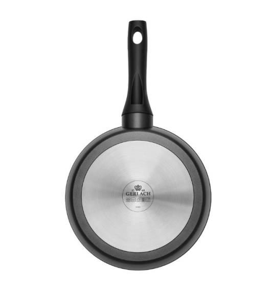 GERLACH CONTRAST THERMOCOAT Patelnia 28 cm | wskaźnik temperatury | szwajcarska powłoka ILAG ULTIMATE | indukcja 