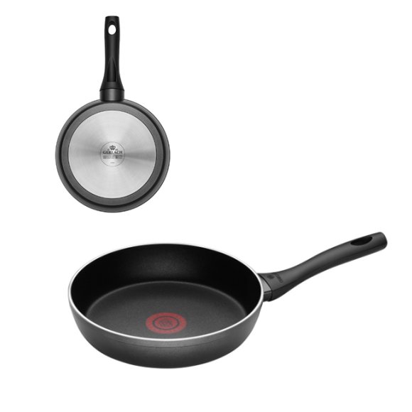 GERLACH CONTRAST THERMOCOAT Patelnia 28 cm | wskaźnik temperatury | szwajcarska powłoka ILAG ULTIMATE | indukcja 