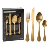 EXCELLENT HOUSEWARE Sztućce komplet 16 el dla 4 os / złote / matowione