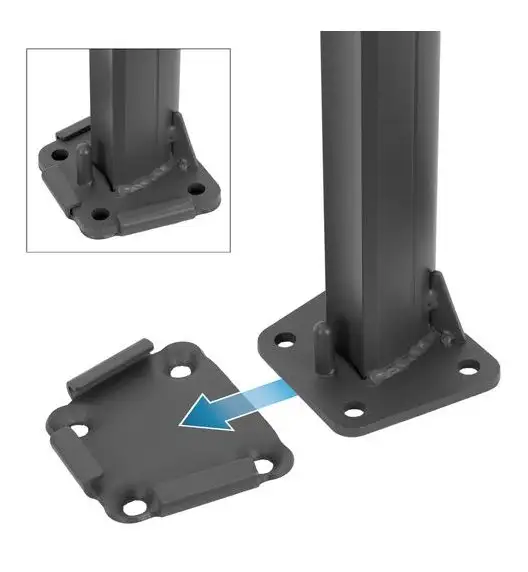 EXCELLENT HOUSEWARE Regulowana markiza boczna na taras