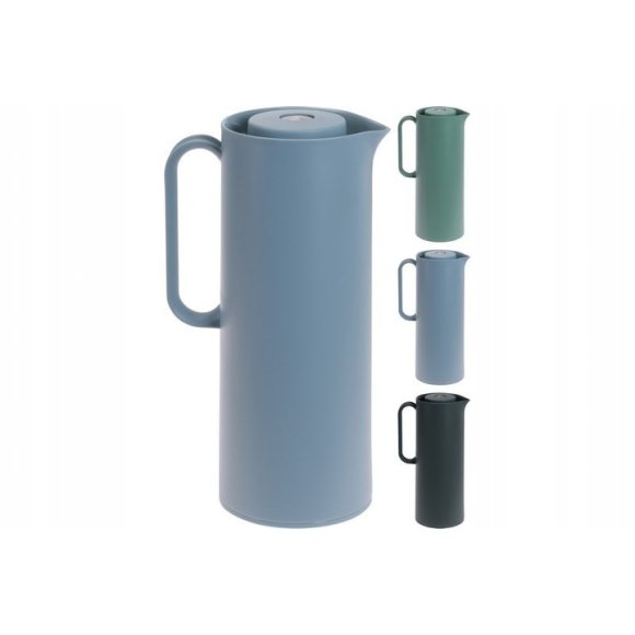 EXCELLENT HOUSEWARE Termos na napoje 1 l / tworzywo PP / szkło / 3 kolory - MIX