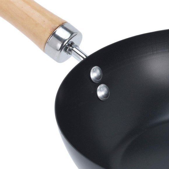 EXCELLENT HOUSEWARE Wok 20 cm / stal węglowa