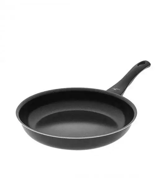 GERLACH FIRST Patelnia 28 cm + pokrywka uniwersalna szklana 28 cm | dwuwarstwowa powłoka ceramiczna 