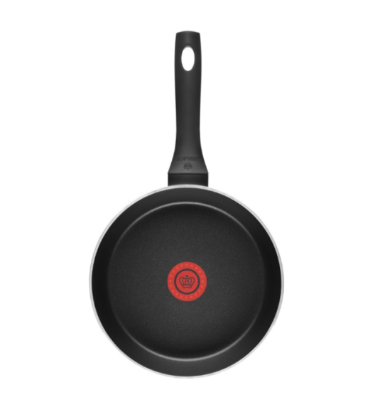 GERLACH CONTRAST THERMOCOAT Patelnia 20 cm + pokrywka silikonowa | wskaźnik temperatury | szwajcarska powłoka ILAG ULTIMATE | indukcja 