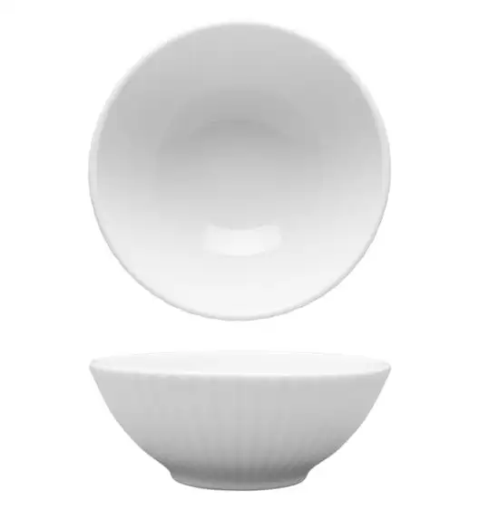LUBIANA DAISY Salaterka 13 cm | biała porcelana | luz