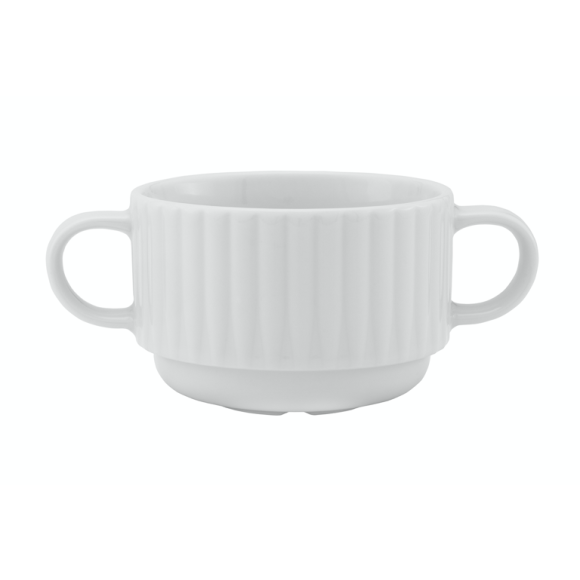 LUBIANA DAISY Bulionówka 300 ml | biała porcelana | luz