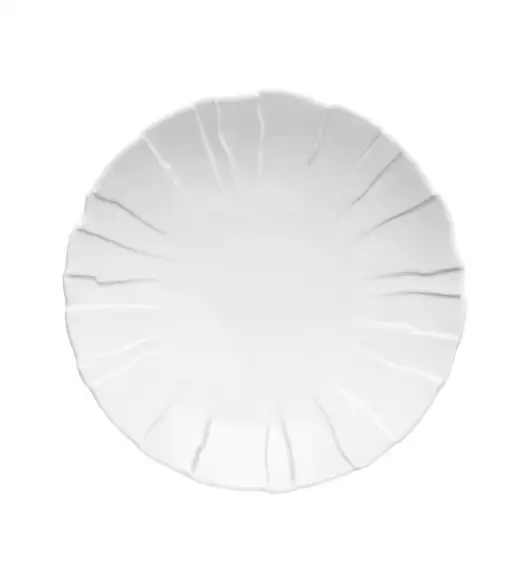 LUBIANA SUNNY Talerz deserowy 22 cm | biała porcelana | luz