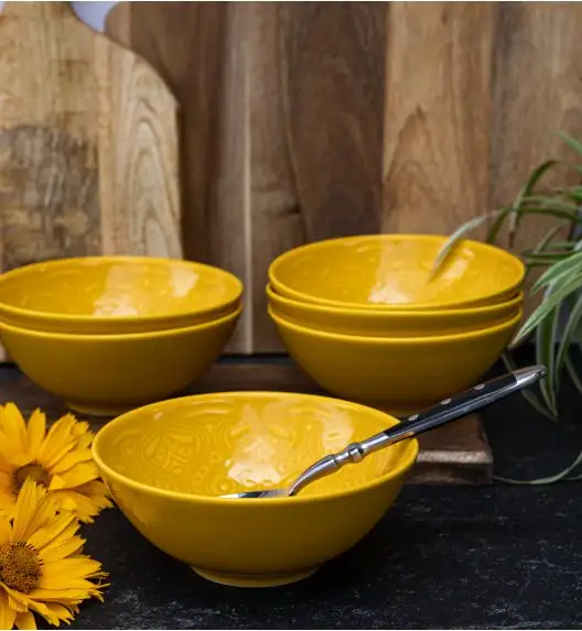 LUBIANA ORIENTAL | KY ŻÓŁTY | Serwis obiadowy 12/36 el | porcelana