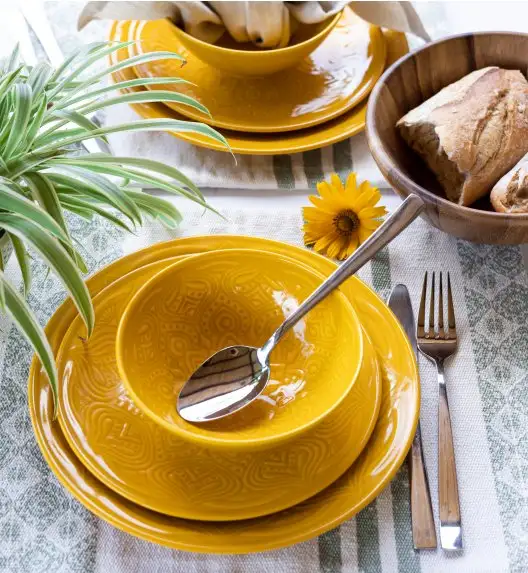 LUBIANA ORIENTAL | KY ŻÓŁTY | Salaterka 15 cm | porcelana luz 