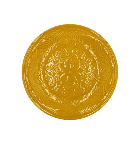 LUBIANA ORIENTAL | KY ŻÓŁTY | Talerz obiadowy 25 cm - 6 SZT. | porcelana luz 