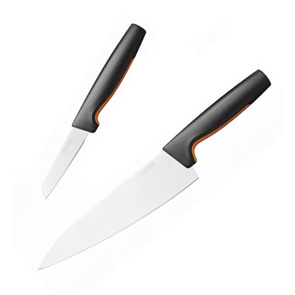 FISKARS FUNCTIONAL FORM 1057559+ 1057557 Komplet 5 noży kuchennych STARTER SET w pudełku / stal nierdzewna