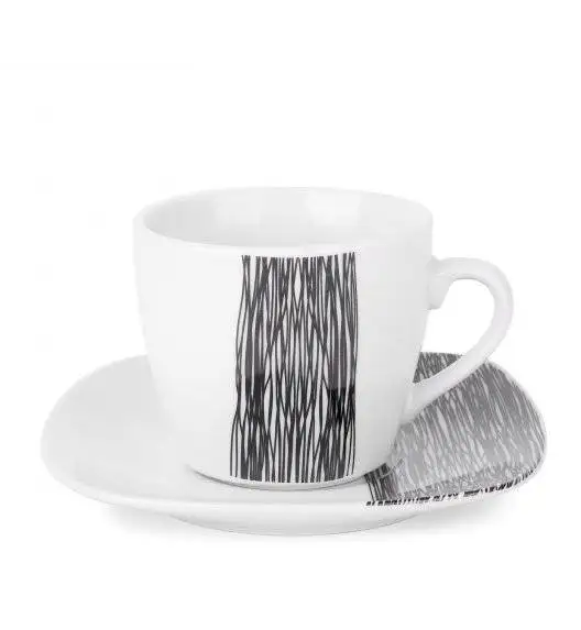 WYPRZEDAŻ! TADAR HOSTE Komplet 2 spodków pod filiżankę / ceramika