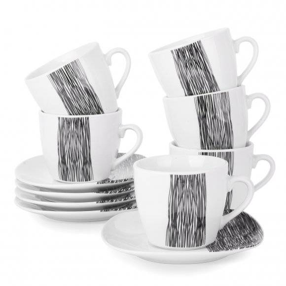 WYPRZEDAŻ! TADAR HOSTE Komplet 2 spodków pod filiżankę / ceramika