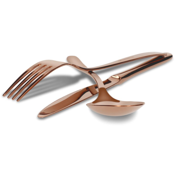 ZWIEGER VESPER COPPERY Sztućce komplet 48 elementów  dla 12 osób / miedziane