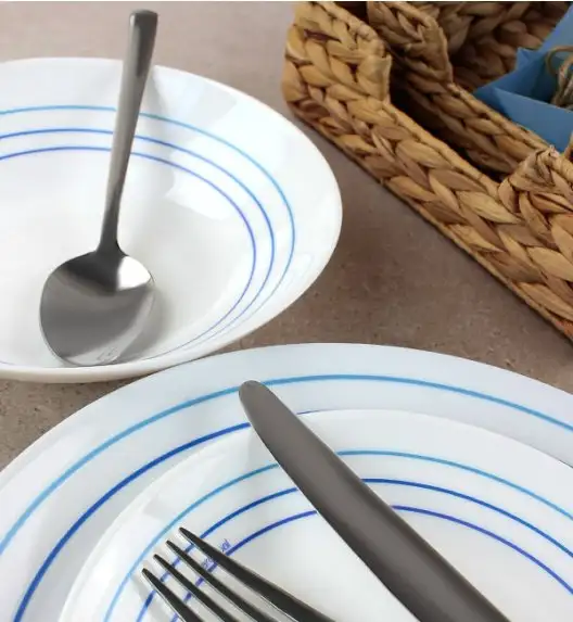 WYPRZEDAŻ! ARCOPAL RING Zestaw 5 talerzy głębokich / szkło hartowane