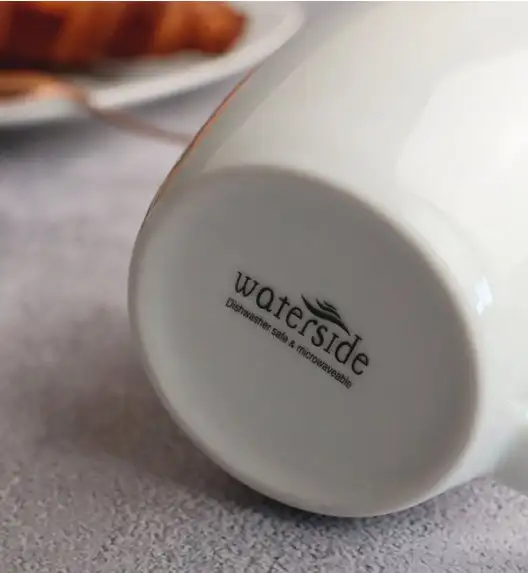 WYPRZEDAŻ! WATERSIDE EVERYDAY WHITE Zestaw 3 elementowy dla 1 osoby / porcelana