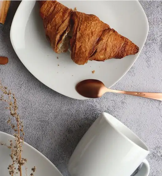 WYPRZEDAŻ! WATERSIDE EVERYDAY WHITE Zestaw 3 elementowy dla 1 osoby / porcelana