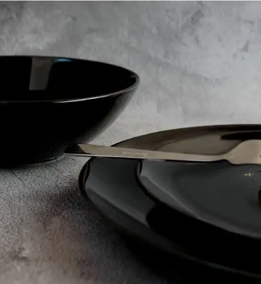 WYPRZEDAŻ! LUBIANA BOSS K8 6x Talerz głęboki 18 cm / czarny 