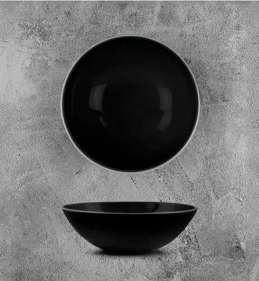 WYPRZEDAŻ! LUBIANA BOSS K8 6x Talerz głęboki 18 cm / czarny 