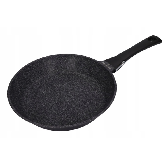 ZWIEGER BLACK STONE CONNECT Patelnia 24 cm z odczepianą rączką | GREBLON C3 GRANITE non-stick