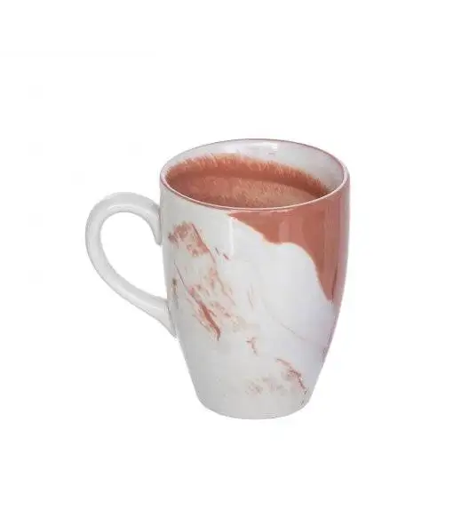 WYPRZEDAŻ! KUTAHYA LIMA HYPNOSE Komplet 2 kubków 240 ml czerwony / porcelana