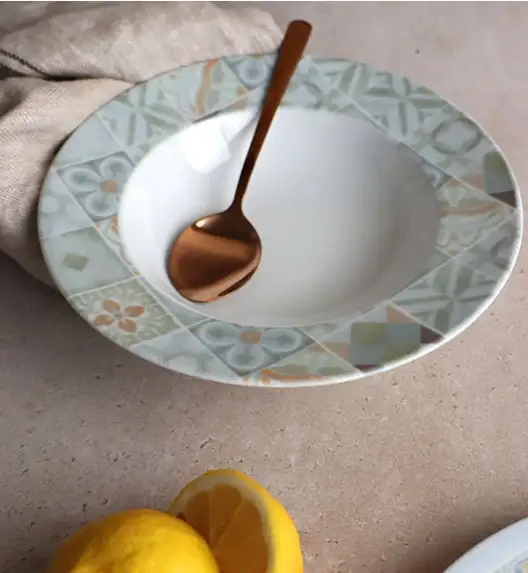 WYPRZEDAŻ! LUBIANA BOSS KERAJET | 044 KENZA | Zestaw 8 talerzy dla 4 osoby | N013