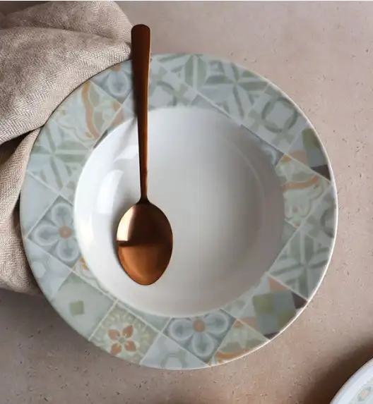 WYPRZEDAŻ! LUBIANA BOSS KERAJET | 044 KENZA | Zestaw 8 talerzy dla 4 osoby | N013