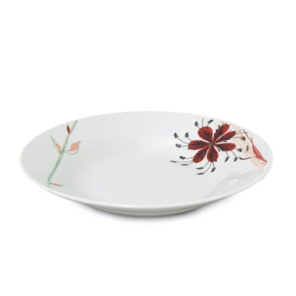 WYPRZEDAŻ! BELLA FIORE KWIATY Serwis obiadowy 15 el / 5 os / porcelana