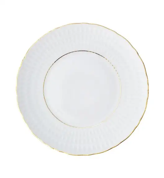 WYPRZEDAŻ! ĆMIELÓW SOFIA 3604 ZŁOTA LINIA Talerz obiadowy / porcelana