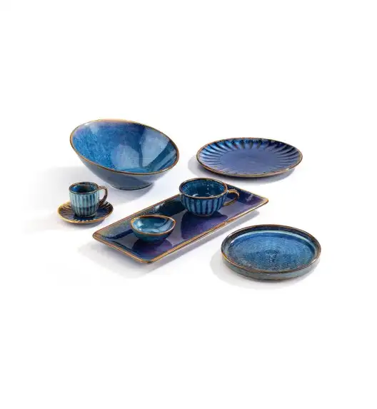 VERLO DEEP BLUE Cukiernica z pokrywką 220 ml / porcelana