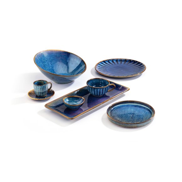 VERLO DEEP BLUE Pokrywka do cukiernicy / porcelana