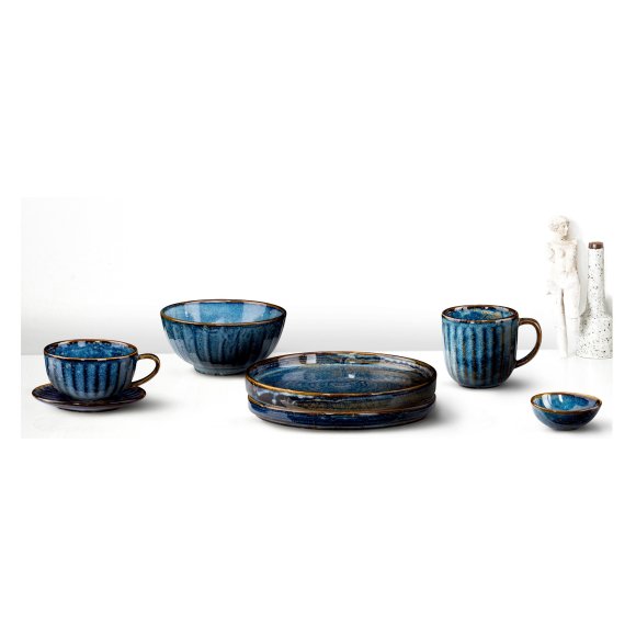 VERLO DEEP BLUE Pokrywka do cukiernicy / porcelana