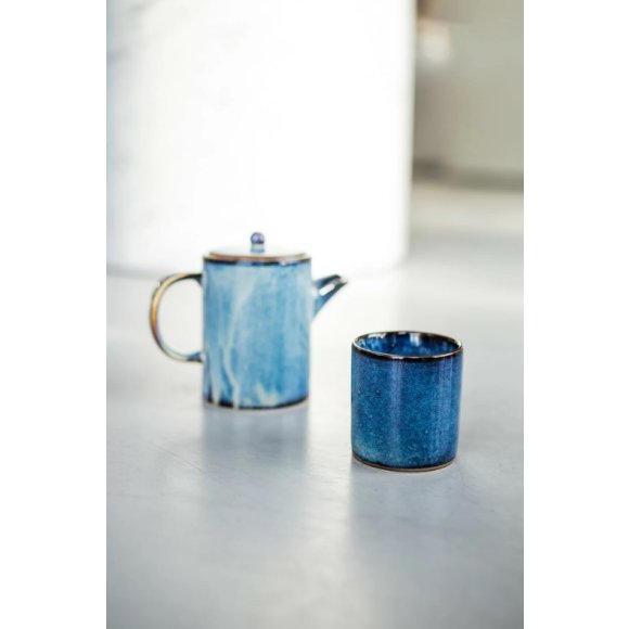 VERLO DEEP BLUE Pokrywka do cukiernicy / porcelana