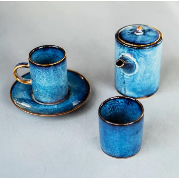 VERLO DEEP BLUE Dzbanek do kawy/herbaty  500 ml / porcelana
