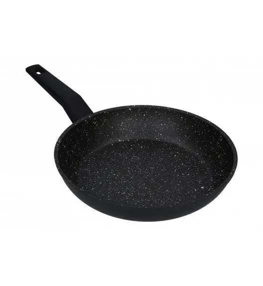 ZWIEGER FORTE Komplet Patelnia aluminiowa 20, 24, 26, 28 cm + pokrywki silikonowe / powłoka granitowa PFLUON / indukcja