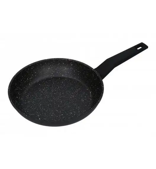 ZWIEGER FORTE Komplet Patelnia aluminiowa 20, 24, 26, 28 cm + pokrywki silikonowe / powłoka granitowa PFLUON / indukcja