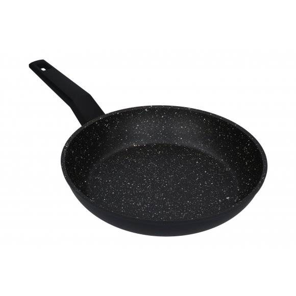 ZWIEGER FORTE Komplet Patelnia aluminiowa 20, 24, 28 cm + pokrywki silikonowe / powłoka granitowa PFLUON / indukcja