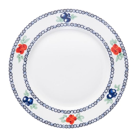 AMBITION KALINA Talerz deserowy 19 cm / porcelana