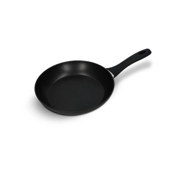 ZWIEGER ROCCA Komplet Patelnia 20, 24, 28 cm + pokrywki silikonowe | aluminium | powłoka ceramiczna | indukcja