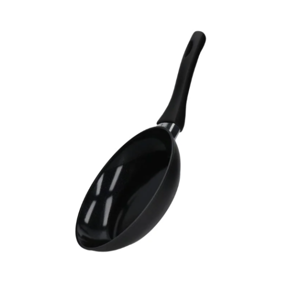 ZWIEGER ROCCA Komplet Patelnia 20, 24, 28 cm + pokrywki silikonowe | aluminium | powłoka ceramiczna | indukcja