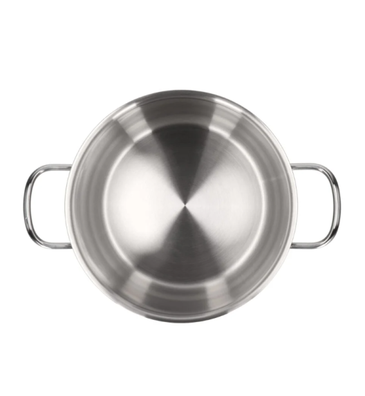 ZWIEGER ROCCA Komplet garnków z pokrywkami 10 el / stal nierdzewna + Patelnia 20, 24, 28 cm + pokrywki