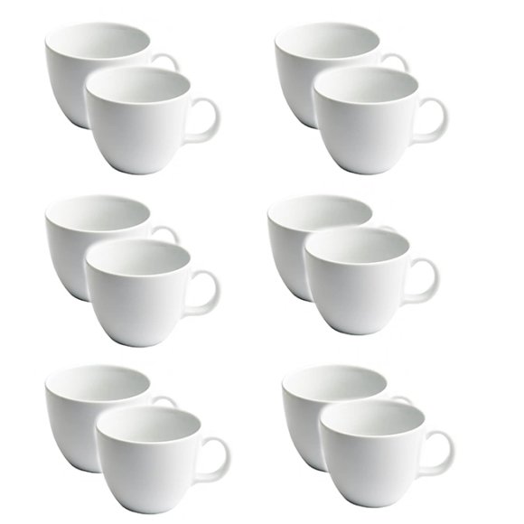 LUBIANA JUMBO GIGA Duży 12X Kubek 1000 ml / biały / porcelana 