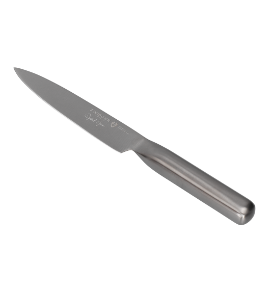 ZWIEGER DARQUE Komplet 5 noży w bloku drewnianym / stal nierdzewna + ostrzałka Rapid 