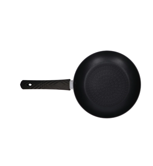 ZWIEGER LOVRO Komplet Patelnia 20, 28 cm+ pokrywki silikonowe | aluminium | powłoka PFLUON indukcja