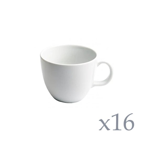 LUBIANA JUMBO GIGA 16 SZT. Duży Kubek 1000 ml / biały / porcelana 