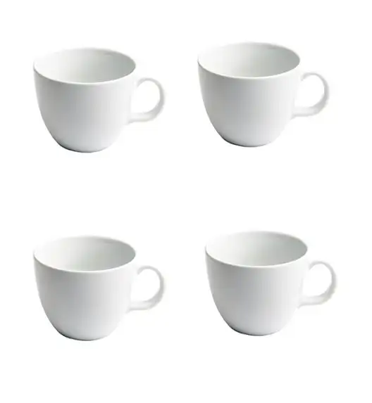 LUBIANA JUMBO GIGA 24 SZT. Duży Kubek 1000 ml / biały / porcelana 